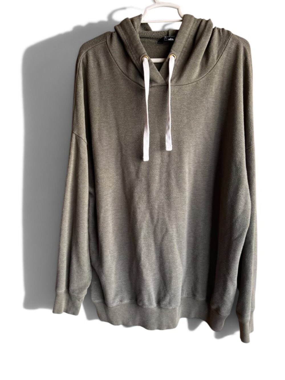 Buffalo David Bitton Olive Green Knit Pullover Hoodie Size L